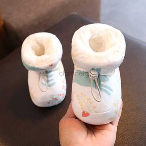 First Walkers Warme Babywiegen für Kleinkinder, Schneeschuhe, weiche, bequeme Baby-Mädchen-Jungen-Anti-Rutsch-Socken, Neugeborene Babyschuhe 240315