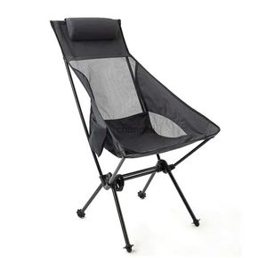 Meble obozowe Składane lekkie przenośne księżycowe krzesło plażowe składane krzesło kempingowe na zewnątrz YQ240315
