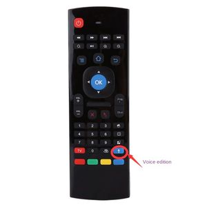 Mx3 Flying Mouse Mx3 Voice Backlight Versão Android Inteligente Wireless Flying Mouse Controle Remoto 2.4G I8 Teclado