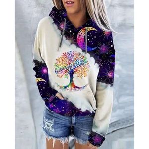 Designer women's clothing Womens Comfortable Loose Casual Hooded Pullover Top Printed Long Sleeves 2024 Spring New Hoodie for Women Fashion Coat Men's hoodieE2RV