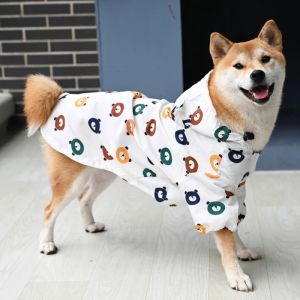 Impermeabili Impermeabile per cani di grossa taglia Abbigliamento per cani di grandi dimensioni Impermeabile Welsh Corgi Shiba Inu Husky Labrador Golden Retriever Giacca per cani Dropship