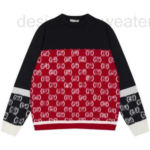 Męskie swetry projektant Modna marka Mężczyzna wydrukowany Letter Letter Sweter Wszechstronny jesień i zimowe ciepłe okrągłe szyi para top koszula g1vt