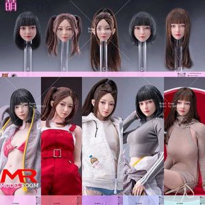Anime Manga i8TOYS I8-H004 1/6 Mandy Movable Eyes Head Sculpt Carving Model Fit 12-inch Female Soldier Action Figure Body Dolls YQ240315