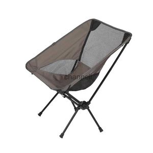 Camp Furniture Portable Camping Beach Chair Lightweight Folding Fishing Outdoorcamping Outdoor Ultra Light Beach Chairs YQ240315