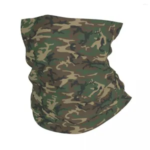 Lenços Exército Camuflagem Padrão Bandana Pescoço Capa Impresso Selva Militar Camo Lenço Mágico Multi-Uso Headwear Pesca Adulto Lavável