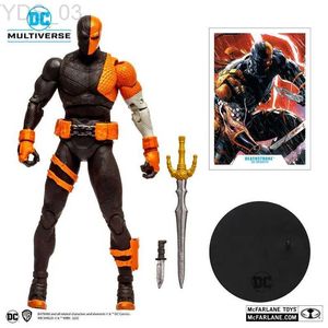 Аниме Манга Origina Mcfarlane DC Multiverse 7 дюймов 175 Deathstroke Rebirth В наличии Коллекция аниме Фигурки Модель игрушки YQ240315