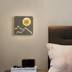 Lampa ścienna Nicho de Parede Modern Decor kończy urocze aplikacje Mural Projekt czytania poroża sconce