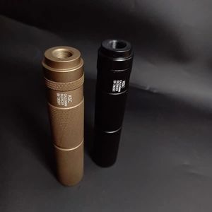 الإكسسوارات التكتيكية في الهواء الطلق 14 مم CCW Thread Metal KSC الذهب الأسود للعب لعبة الهلام لعبة Airsoft AEG GBB الألومنيوم لا تزين أي إكسسوارات معدلة وظيفية