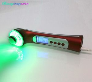 3MHz超音波LED PON栄養プラス処理ガルバニックイオンエージングスポットしわ除去皮膚の若返りフェイシャルクリーニングBeaut2404198