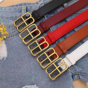 Luxury Belts for Woman man Genuine Leather Belt Classic Lady Accessories 5 Colors Width 2 8cm288K