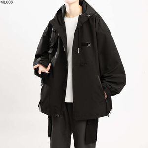 새로운 봄과 가을 시즌 남성 재킷 야외 대형 크기 고품질 충전 코트 7xp0