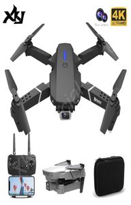 E88 Geniş Alanlı Pro Drone HD 4K 1080p Çift Kamera Yüksekliği WiFi RC Katlanabilir Quadcopter Dron Hediye TOY3029547