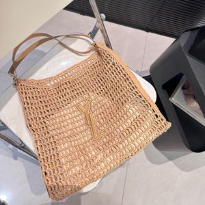 2024ストローバッグビーチバッグトートバッグデザイナーバッグハンドバッグバッグIcare Lafite Strawed Plus For Gor Woman Mens Luxury Bag Designer Travel Crossbody Bag
