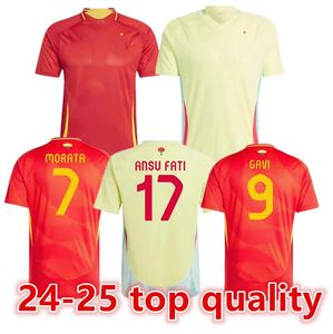 Spanien 24 25 Soccer Jersey Morata Ferran Asensio 2024 Euro Cup Spanish National Team Football Shirt 25 Men Kids Kit Set Home Away Camisetas Espana Rodri Olmo Ansu Fati66