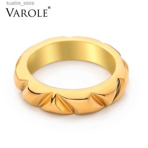 Cluster anéis minimalista côncavo anel cor de ouro senhora anéis de dedo para mulheres anillos amigos presente moda jóias dropshipping l240315