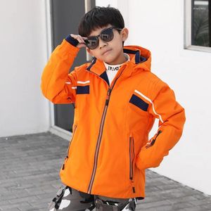 Hunting Jackets Outdoor Children Charge Clothes Waterproof Polyester Fabric Thicken Pure Cotton Filling Windbreak Warm Hiking Climbing