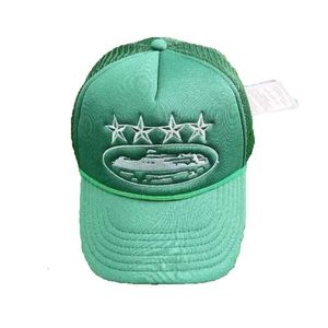 Boll Caps Designer Corteizs Capscrtz Trucker Hat American Fashion Brand Cruise Line Print Sunscreen Truck Men's Net Red Duck Tongue 75