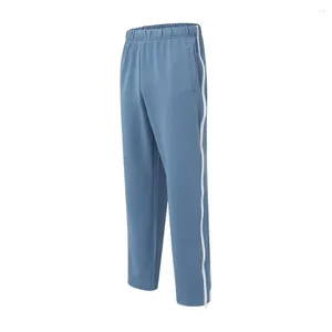Men's Pants Casual Wide-leg Sweatpants Loose Fit Side Zipper Sport Breathable Gym Training Joggers With For Comfortable