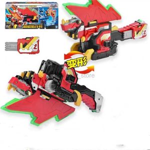 Transformation Toys Robots Mini Force V Rangers Transformation Swords Toys With Sound and Light Figurines Mini Force X Shark Deformation Gun Dinosaur Toys 2400315