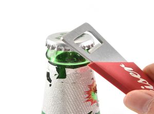 Stainless Steel Fashion Creative Corkscrew Portable Flat Opener Handle Beer Bottle Kitchen Supplies DHL 9625123