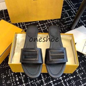 Designer brand F Slippers with Box Luxury Sandals Mens and Womens Shoes Pillows Comfortable Copper Black Pink Summer Fashion Slide Beach Slippers