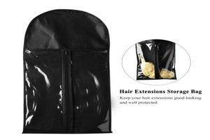 1 stücke Langlebige Haar Perücke Träger Fall Haar Extensions Lagerung Tasche Perücke Aufhänger Verlängerung Paket Mit Reißverschluss Styling Zubehör7573305