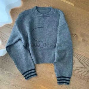 Modedesigner Kvinntröjor Cardigan Knitting Jacket Fashion Pullover High End Jacquard Sweater Pure Cotton Autumn Winter Letter Knitwear Women's Coats