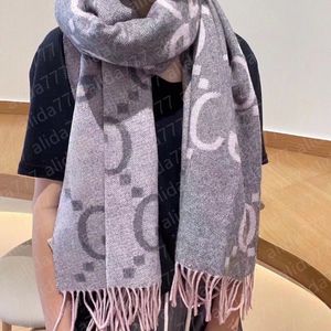 Wool Scarfs Winter Spring 100% Cashmere Scarf fashion Men Women Designer Classic big Letter pattern Pashmina shawl Scarves New Gift Fashion 16 color 195X45CM