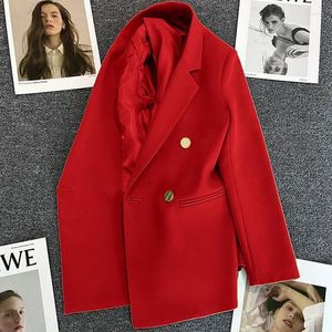 Kvinnors kostymer 2024 Spring Autumn Jacket Chic Elegant Casual Sports Female Suit Korean Fashion Women Blazers Ytterkläder