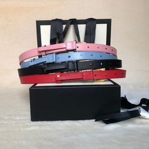 Novas cores de qualidade 2 0 cm de largura cinto feminino de couro genuíno com caixa cintura feminina ouro prata pérola fivela belts218k