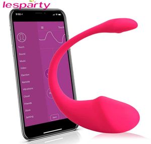 Vibratori per uova vibranti di controllo APP per donne Kegel Ben Wa Sex Toys Punti G Mini vibratore anale per uomini femme Palline vaginali6781817