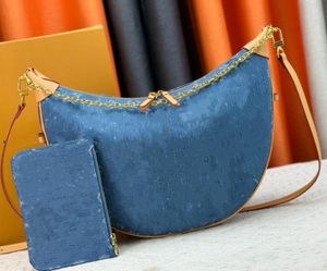 Tasarımcı Çanta Moda Omuz Zinciri Çantası Hobo Moon Under Emfed Paket Kadınlar Lüksler Çanta Deri Deri Crossbody Çanta Yüksek Kapasiteli Tote Çanta 46725