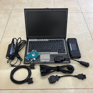 Para volvo caminhão ferramentas de varredura scanner resistente vcads pro com laptop d630 pronto para usar