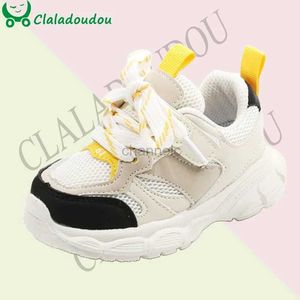 First Walkers Claladoudou New Kids Shoes With Mesh Breathable Baby Shoes With Fingers Soft Sole Outdoor For Kids Tennis Shoes 240315