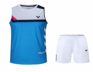 Yeni Victor badminton takım elbise erkek taipei badminton gömlekleri kadın badminton giyim setleri tenis wear272v4919452