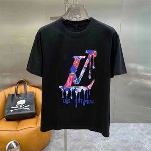 2024 TSHIRT الفاخرة MEN SINGER THIRTS THIRTS Short Summer Fashion مع خطاب العلامة التجارية مصممين عالية الجودة تي شيرت S-3XL