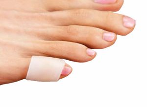Silicone gel little toe tube bunion guard foot care pinkies finger tubes eases callus corn pain blisters pinkie protector1946156