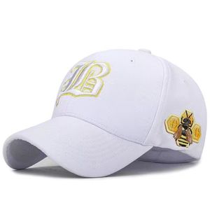 Baseball Cap Outdoor Sports Sun Visor Hat Sweat-Absorbering Breattable Elastic Brodery Alphabet Elements tillgängliga för båda män A239E