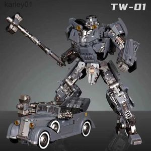 Brinquedos de transformação robôs bmb transformação TW-01 tw01 segunda guerra mundial abelha mpm ampliar liga modelo de carro figura ação robô brinquedos yq240315