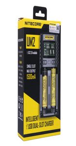 NITECORE UM2 Intelligent Charger For 18650 16340 21700 20700 22650 26500 18350 AA AAA Battery Chargers 2 Slot 2A 18W8796461