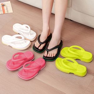 New summer sandals non-slip EVA thick-soled wet flip-flops female indoor and outdoor non-slip slippers A9uF#