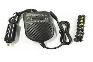 Universal DC 80W CAR Auto Charger Power Supply 15V24V Adapter Set för bärbar datorn anteckningsbok med 8 löstagbara pluggar med Belister Packa6560535