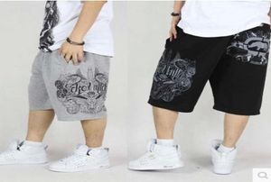 Whole2015 varumärke Hip Hop Rap Sweatpants Men39S basket Sport Shorts Loose Plus Size Skate Shorts Bermudas Masculine5870148