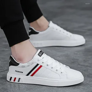 Lässige Schuhe weiße vulkanisierte Turnschuhe flache bequeme Männer 2024 Sapatenis Maskulino Chaussures