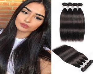 Bobbihair 1KG Straight Wave Body wave Nonremy Brazilian Human Hair Natural Color 3 or 10 Bundles Lot Whole 3808945