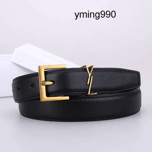 Bronze SAINT LAURENTS Belts YSL New 2023 Silver Belts Luxury Designer Designers Belt for Women Men Genuine Leather Cowhide Buckle Width 30cm Womens Waistband C