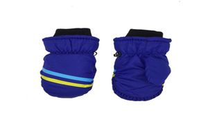 Guanti da sci per bambini Guanti da neve per bambini Modello geometria Guanti da snowboard Inverno caldo Sci Addensare Guanto impermeabile antivento Outdoor Glov8206215