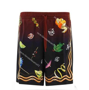 Men Club Sunset Casual Pants Designer Kort ärmar Skjortor Summer Beach Hawaii Sets1042869