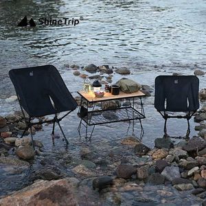 Mobília de acampamento leve dobrável lua cadeira multi estilo ao ar livre acampamento praia lazer pesca a860 yq240315
