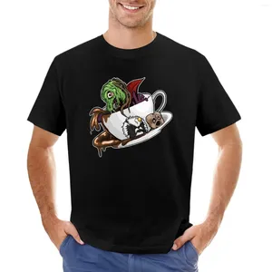 Herrtankstoppar ziltoid den allvitande t-shirt tees vanlig svett monterade t-skjortor för män